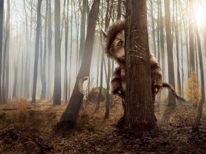 snargash behind tree
